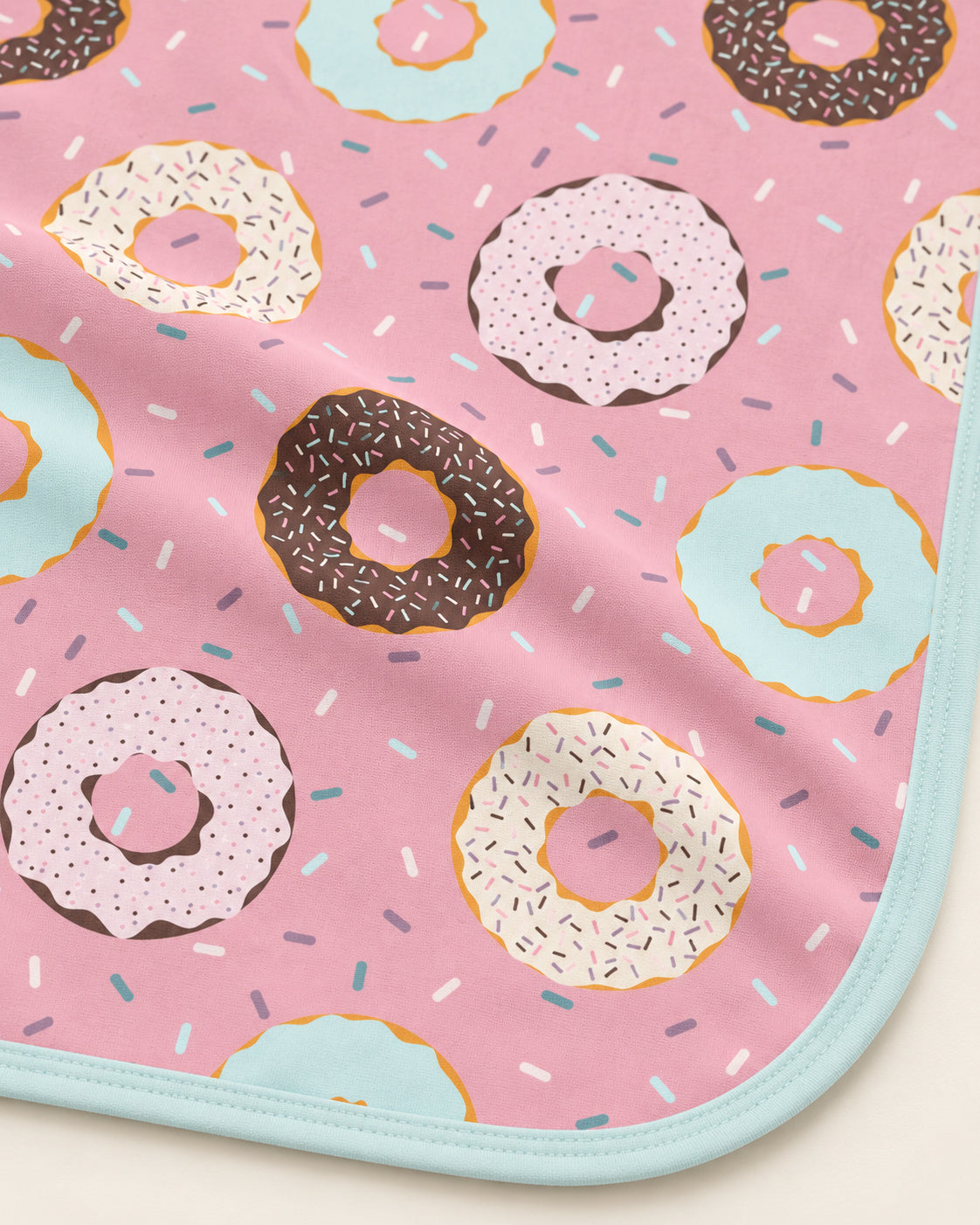 Cake Pop Donuts receiving-blanket detail v1