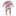 Print Muffin Ruffle Footie with 2 Way Zipper in Blush Enchanted Floral