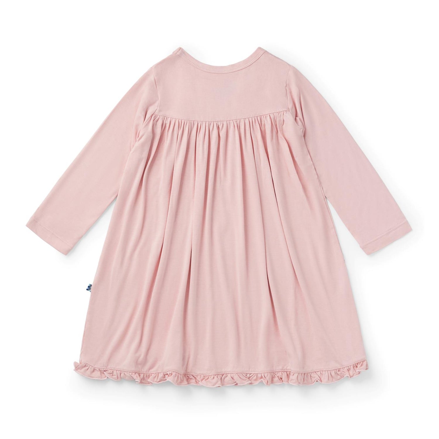 Long Sleeve Swing Dress in Baby Rose (373246)