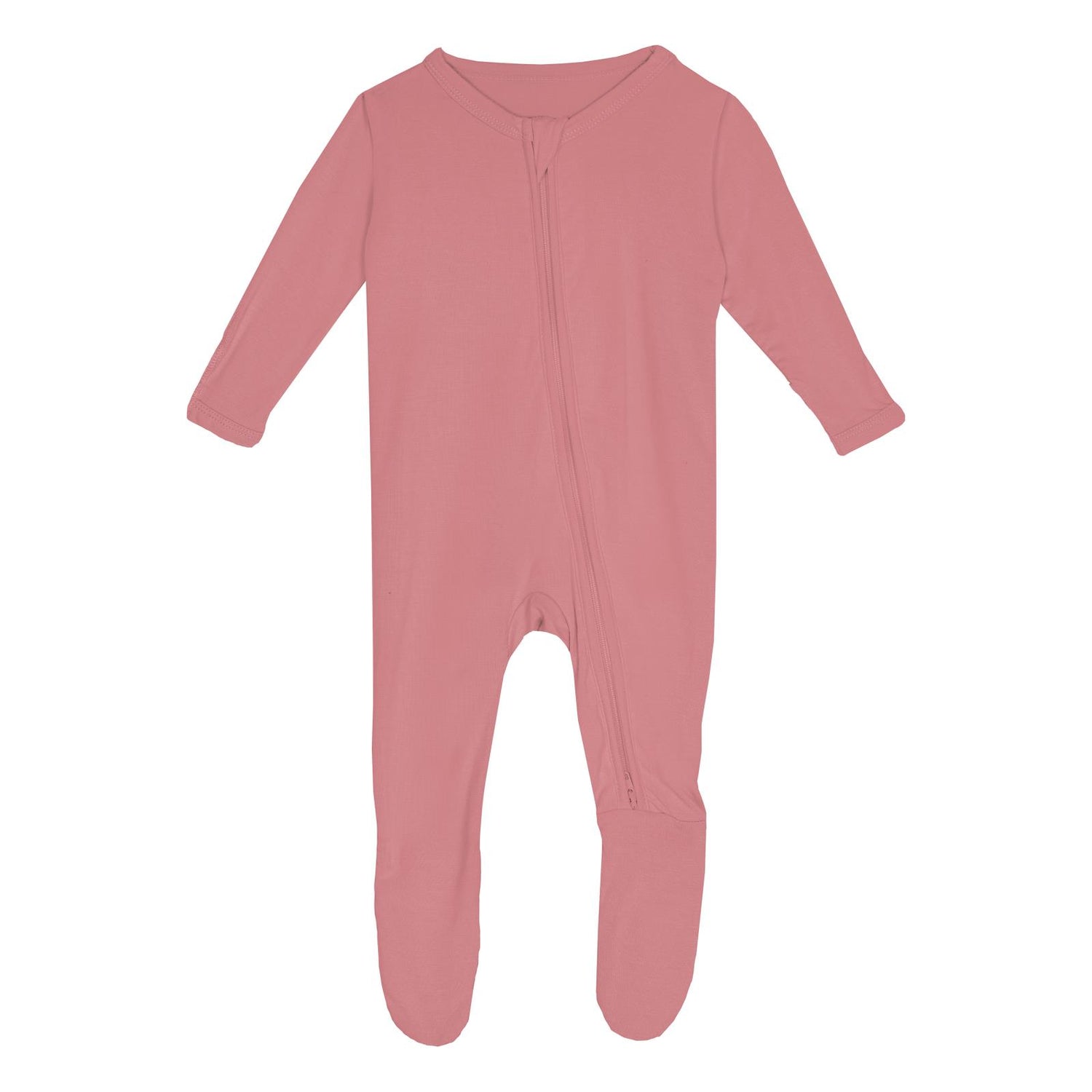 Footie with 2 Way Zipper in Desert Rose (351532)