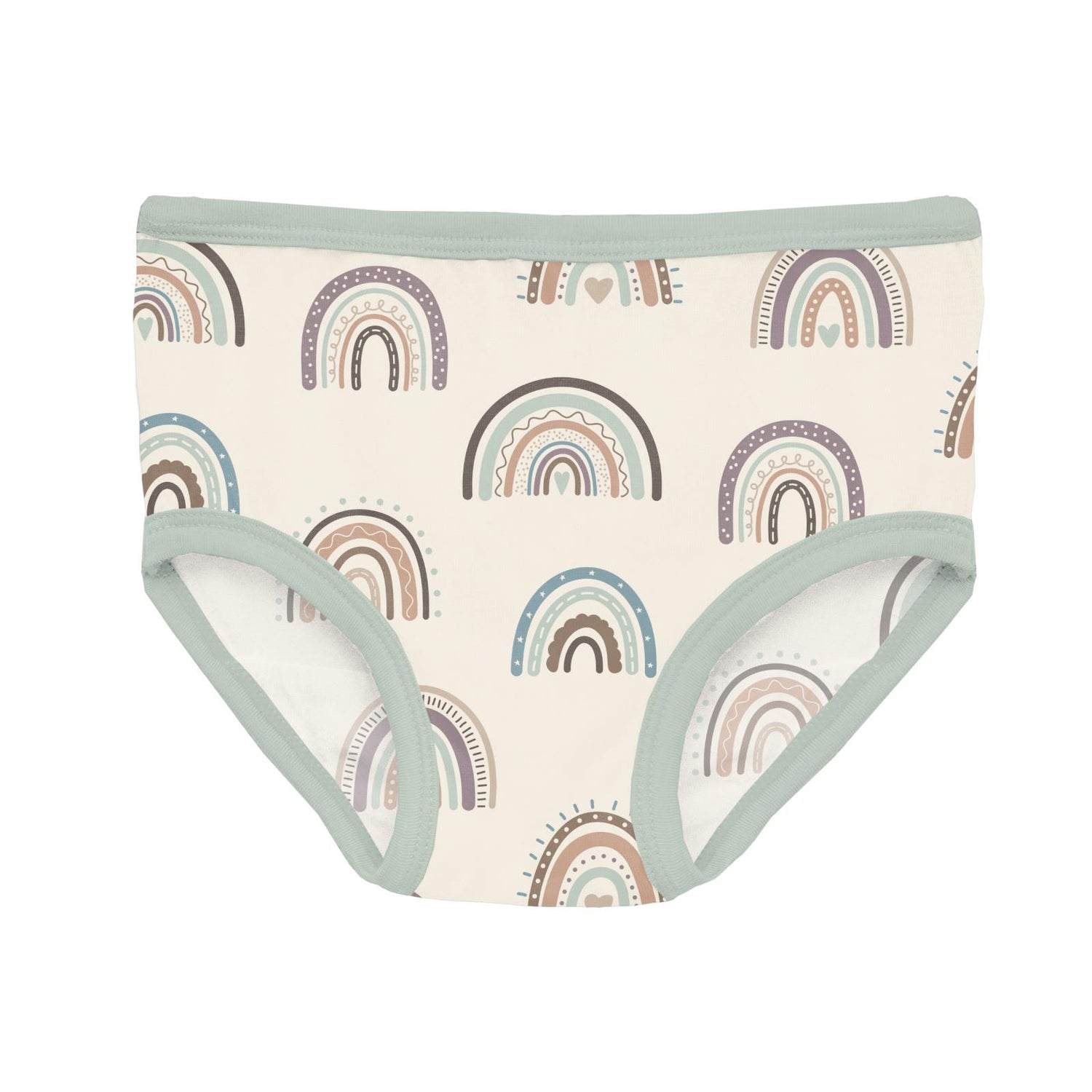 Print Girl's Underwear in Earthy Rainbows (351716)