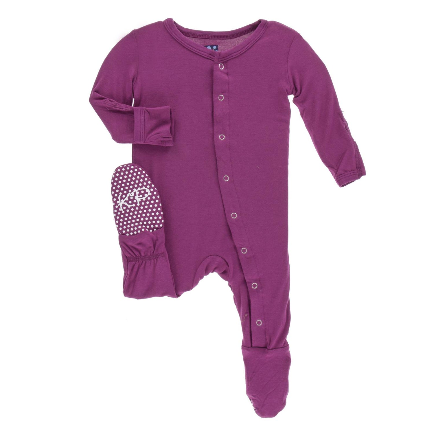 Footie with Snaps in Orchid (190851)