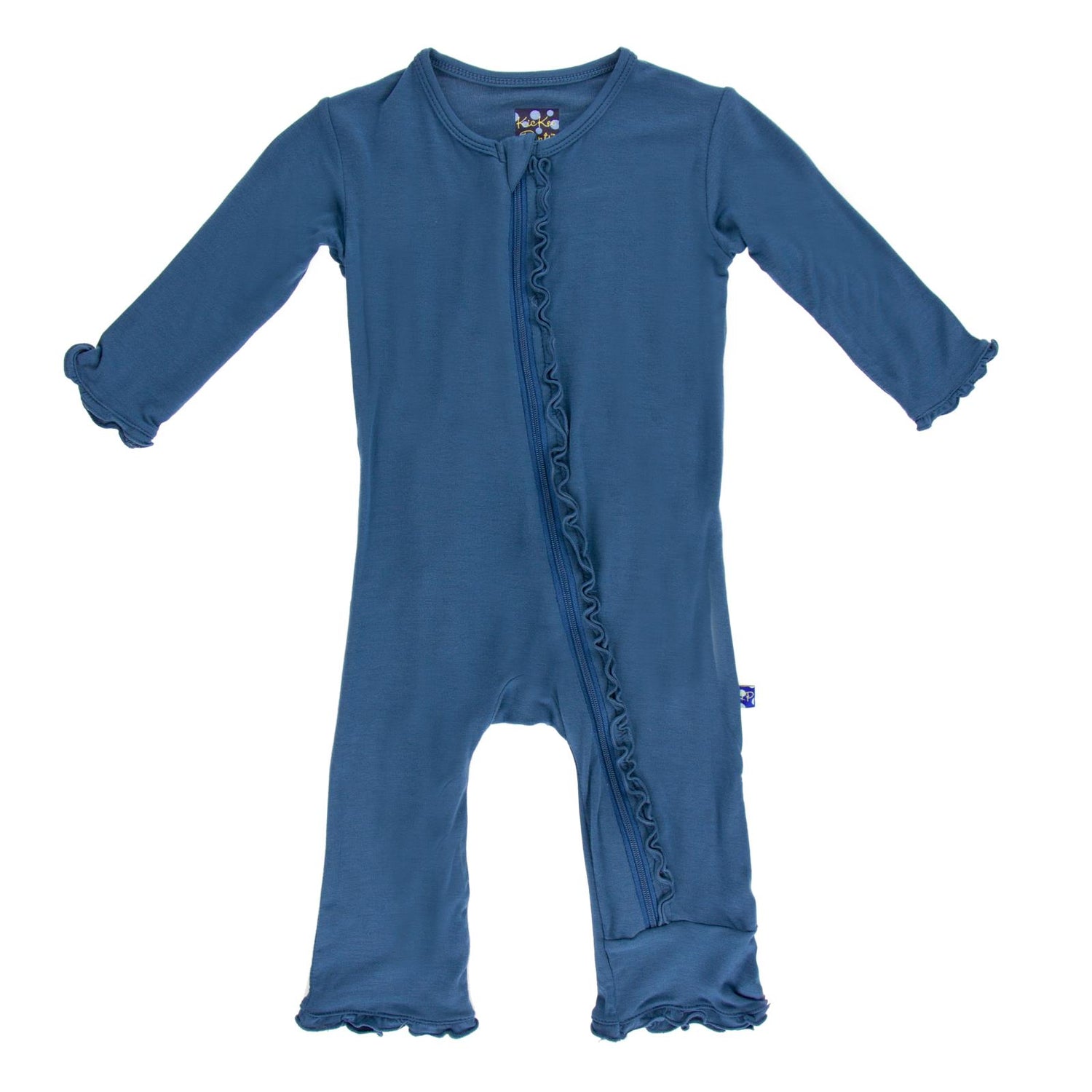 Muffin Ruffle Coverall with Zipper in Twilight (191753)