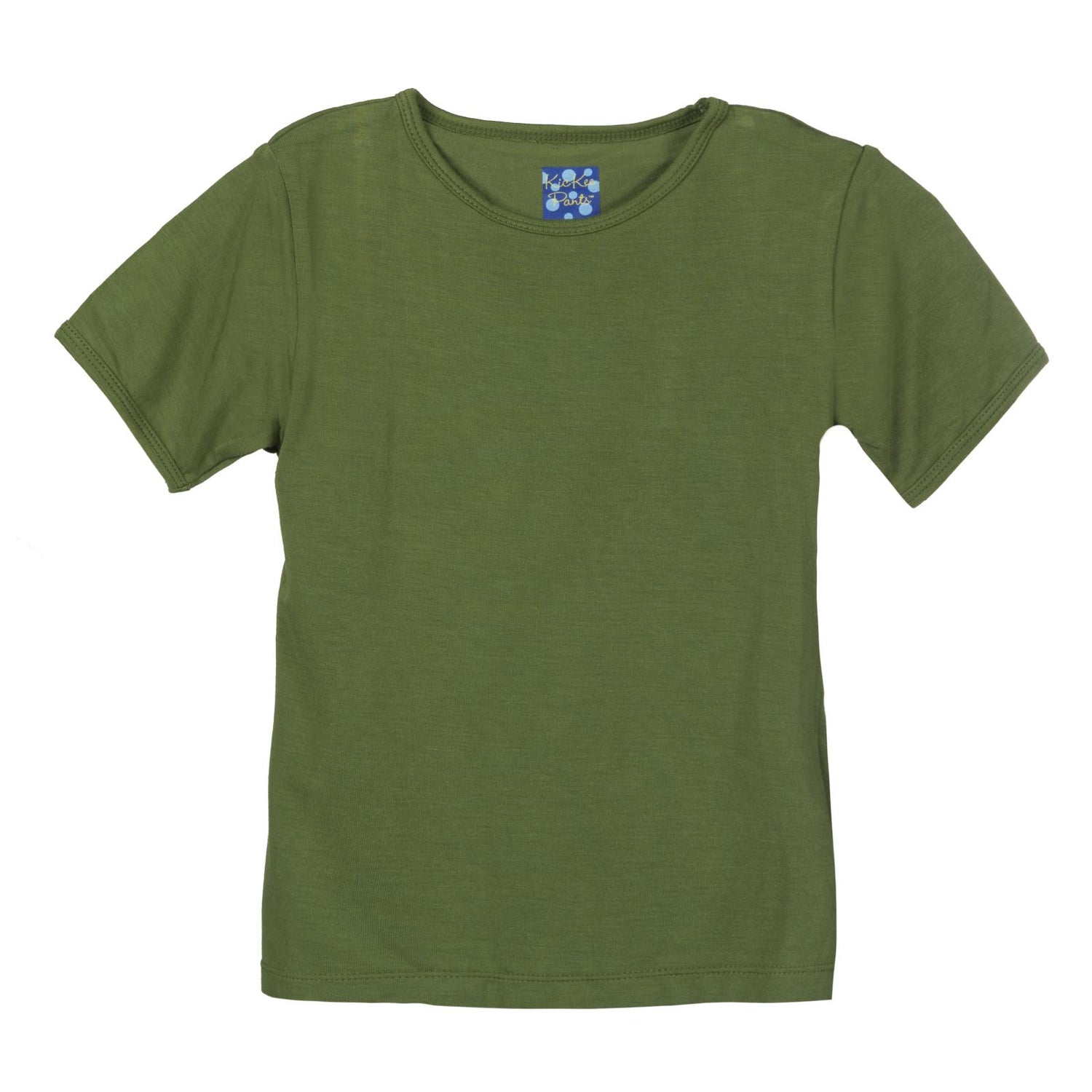 Basic Short Sleeve Tee in Moss