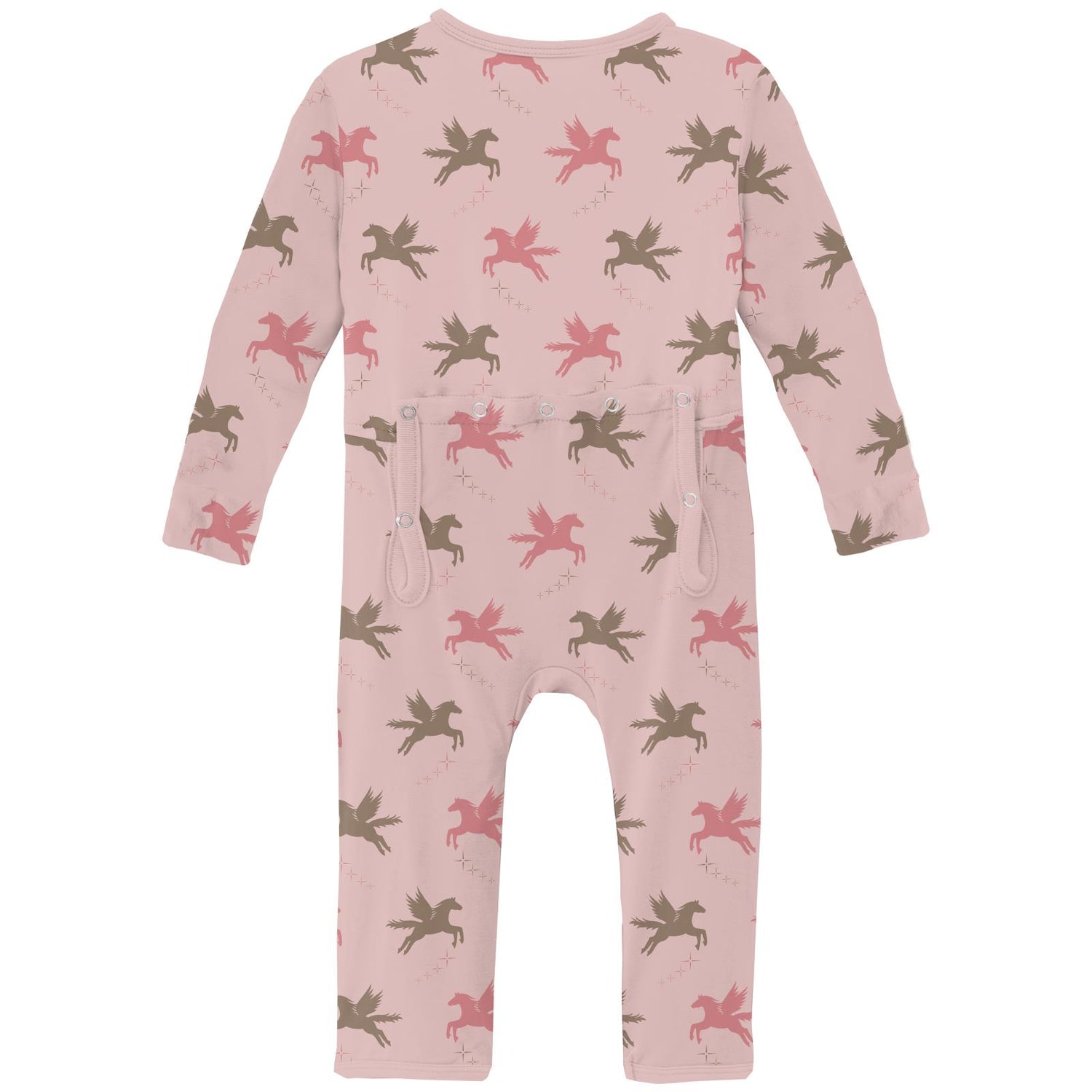 Print Coverall with 2 Way Zipper in Baby Rose Pegasus (335477)