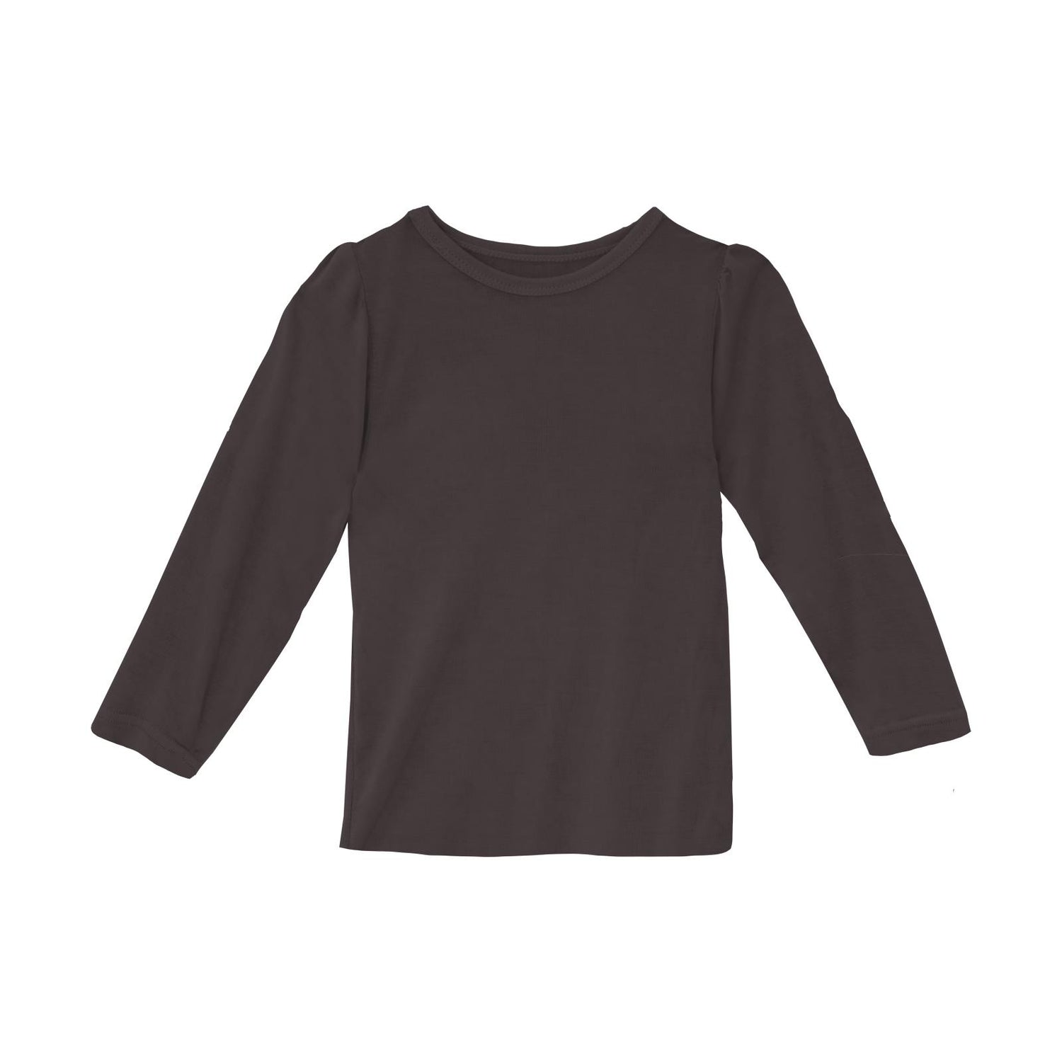 Long Sleeve Puff Tee in Midnight