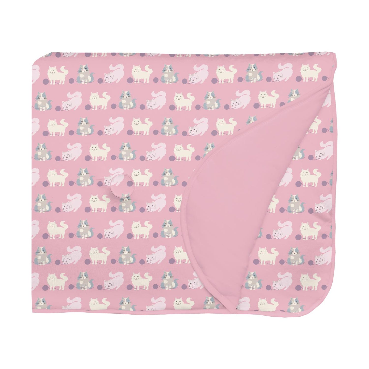 Print Fluffle Toddler Blanket with Embroidery in Cake Pop Cats and Yarn (310553)