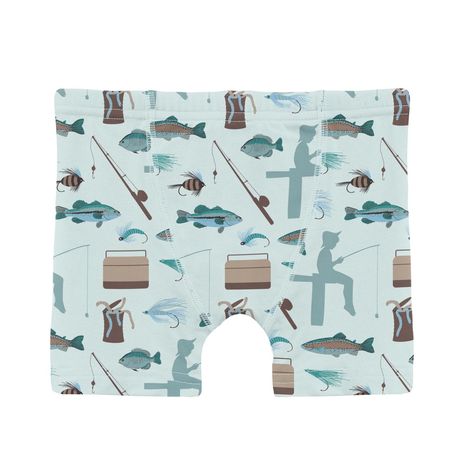 Print Boy's Boxer Brief in Fresh Air Fishing (321686)