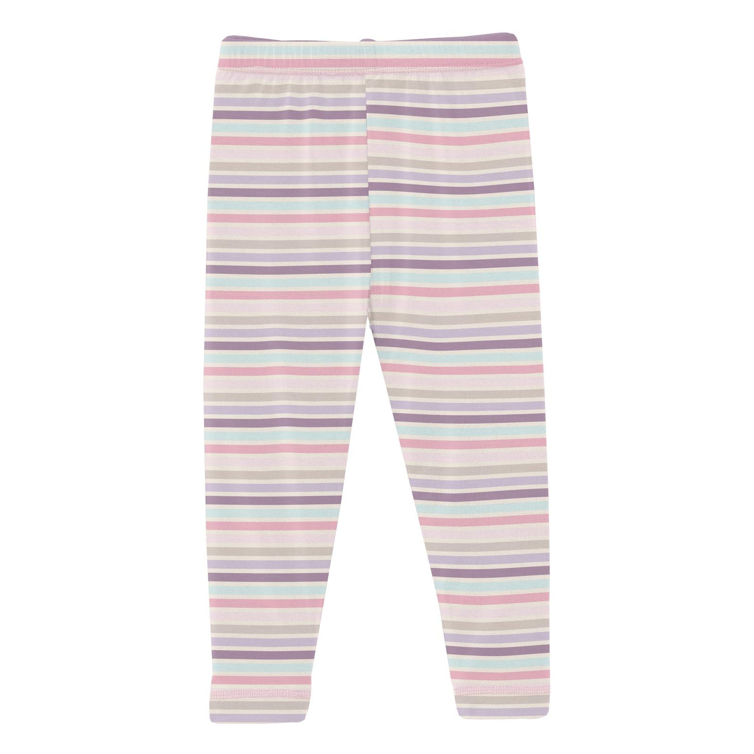 Print Ruffle Leggings in Ice Cream Stripe (321755)
