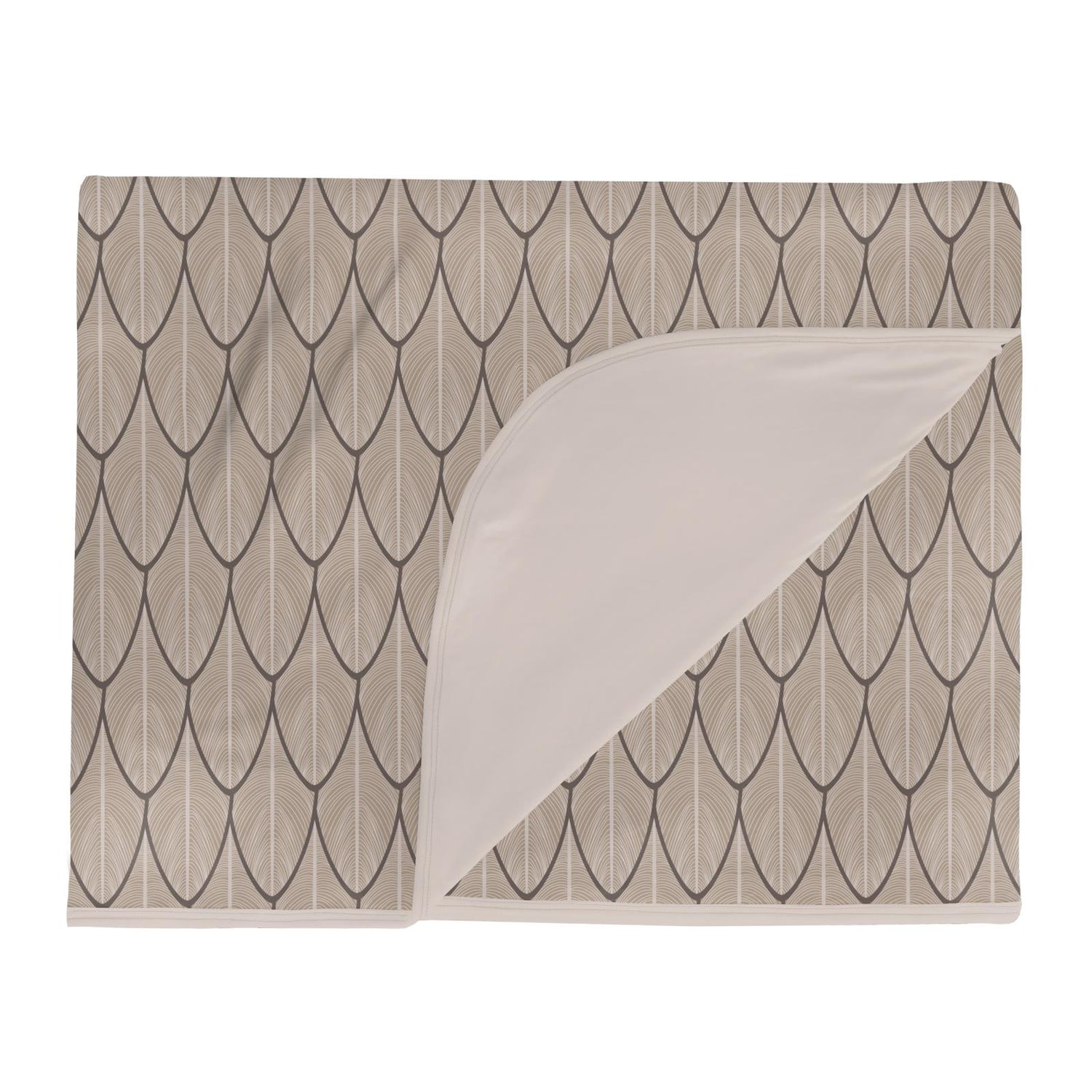 Print Double Layer Throw Blanket in Owl Feathers (320279)