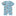 Print Short Sleeve Snap-Front Romper in Seaside Blue On the Way (320325)