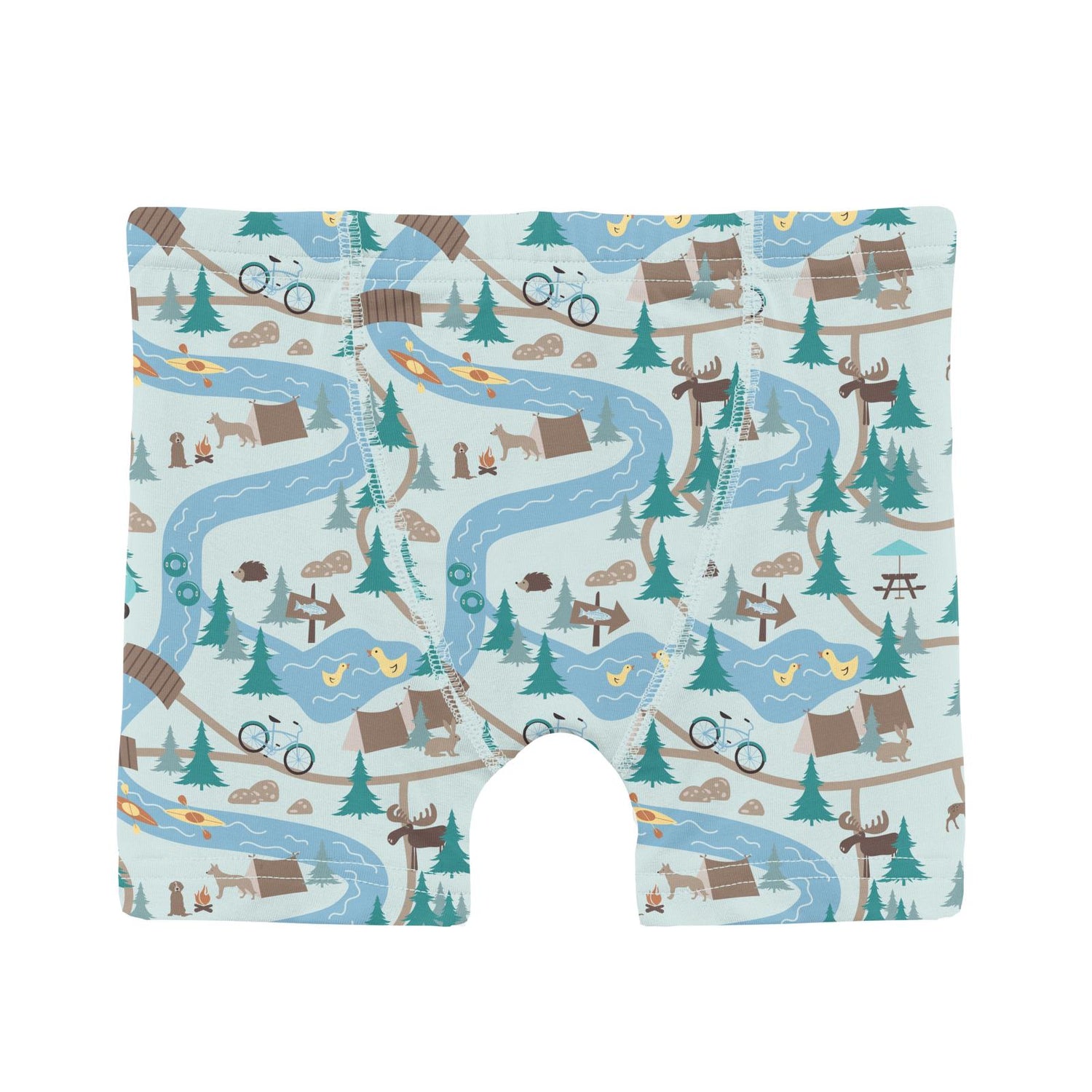 Print Boy's Boxer Brief in Fresh Air Campground Map (321555)