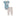 Print Short Sleeve Pocket One Piece & Pants Outfit Set in Seaside Blue On the Way (321634)