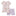 Print Short Sleeve Playtime Outfit Set in Shrinking Violet Pressed Flowers (321740)