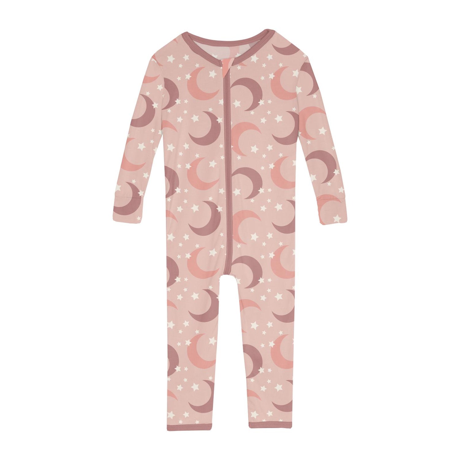 Print Convertible Sleeper with Zipper in Peach Blossom Moon and Stars (283648)