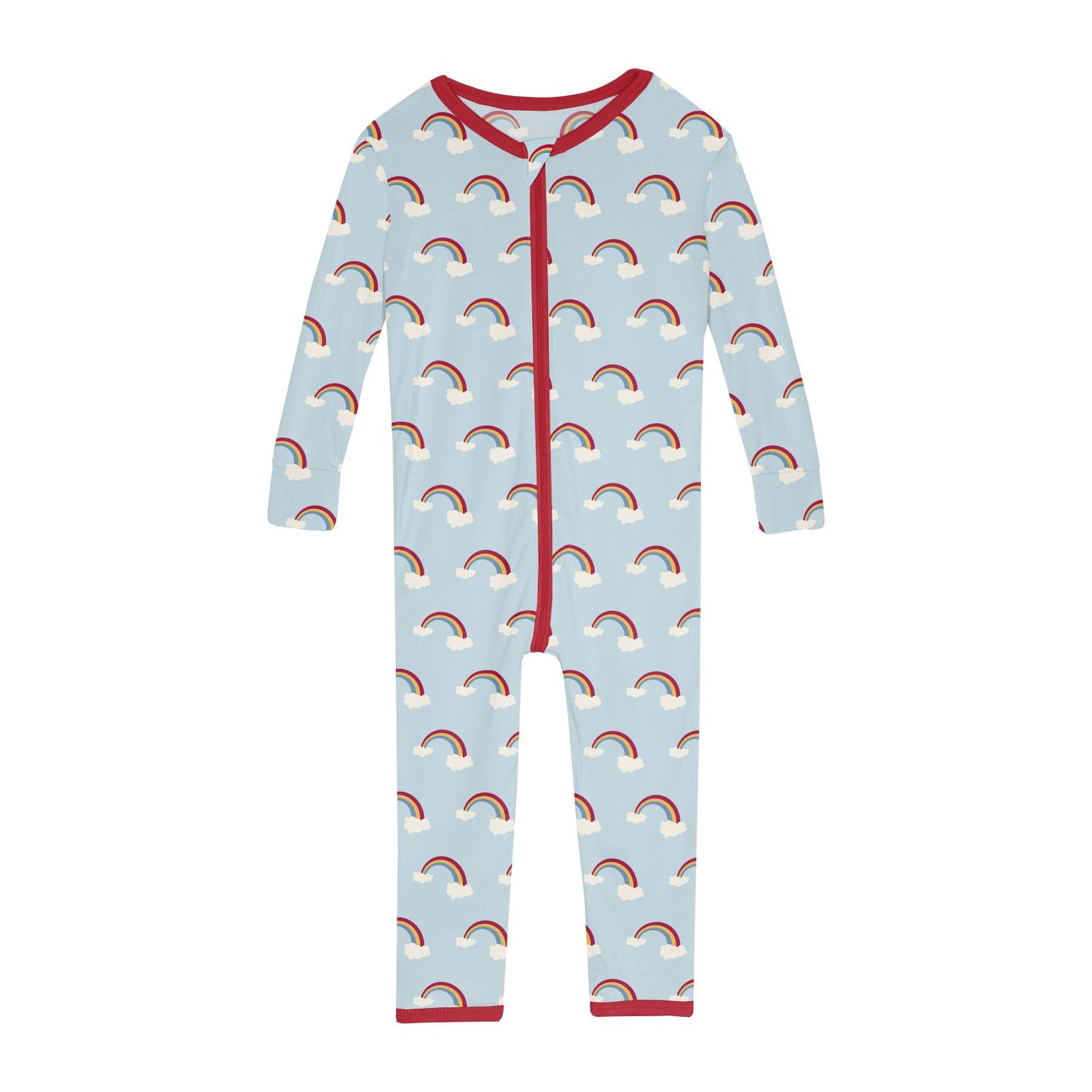 Print Convertible Sleeper with Zipper in Spring Sky Rainbows (283659)