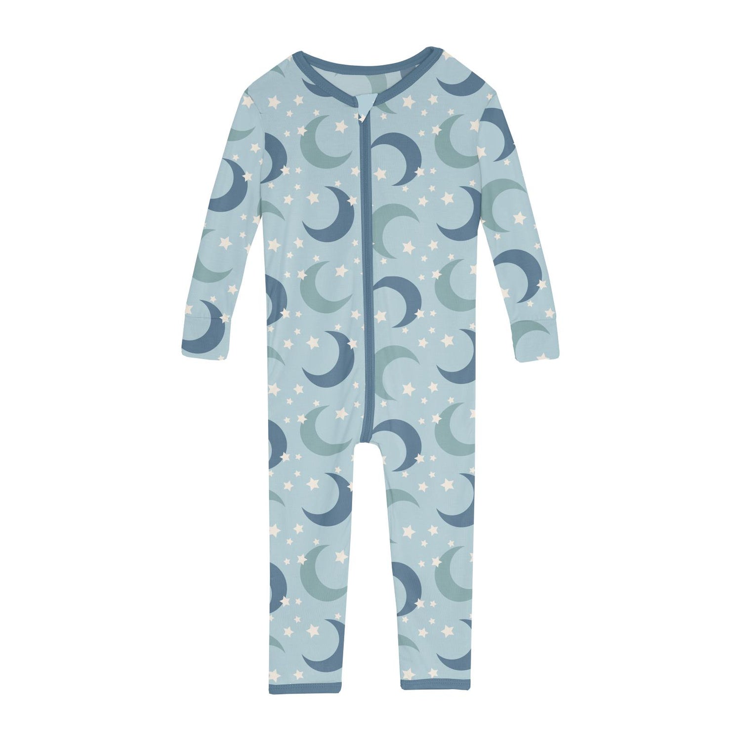 Print Convertible Sleeper with Zipper in Spring Sky Moon and Stars (283678)