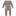 Print Coverall with 2 Way Zipper in Coffee Polar Bears