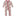 Print Coverall with 2 Way Zipper in Baby Rose Gnomes