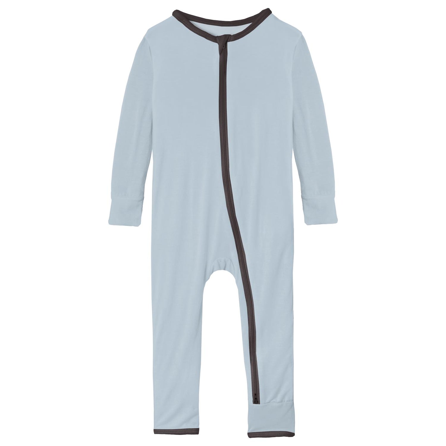 Applique Coverall with 2 Way Zipper in Illusion Blue Pirate Ship (307664)