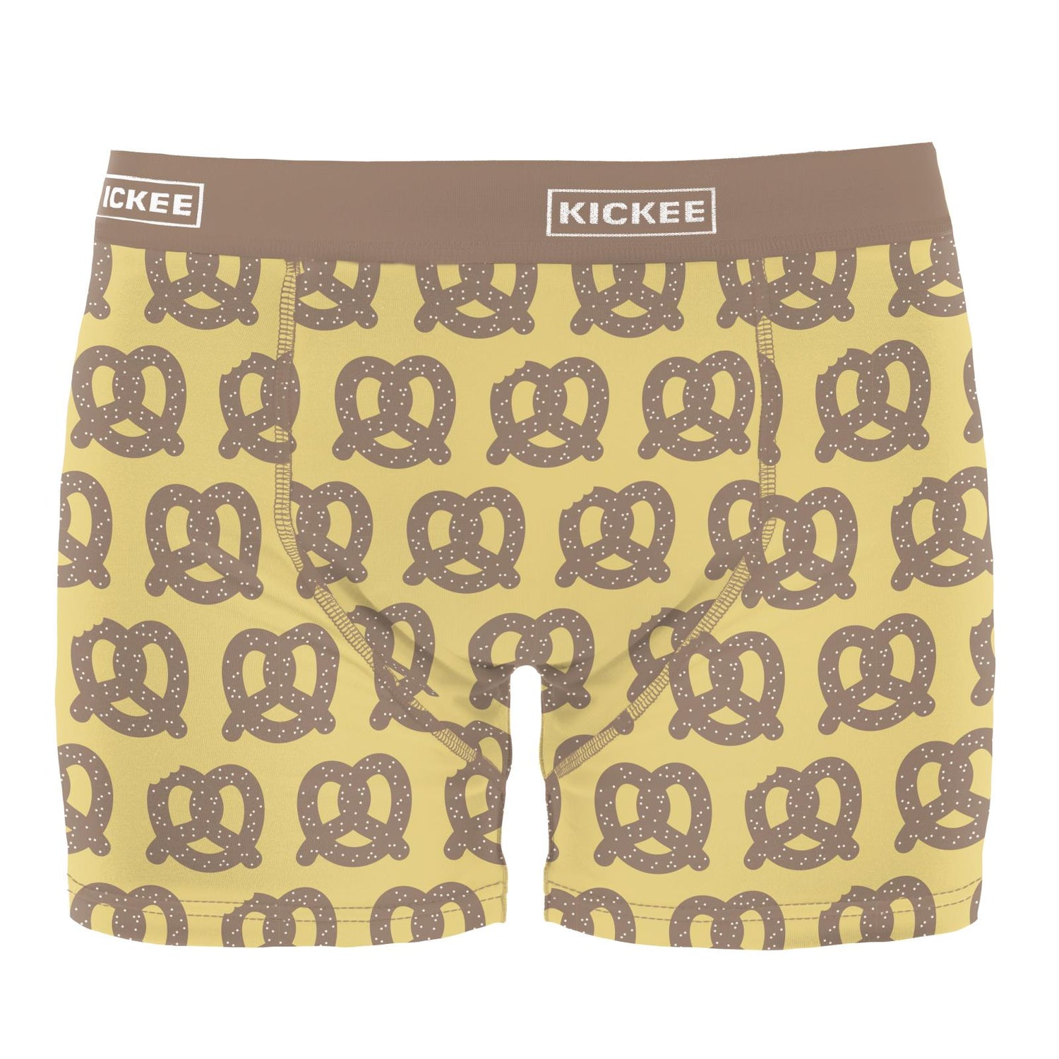 Men's Print Boxer Brief in Flax Giant Pretzel (333359)