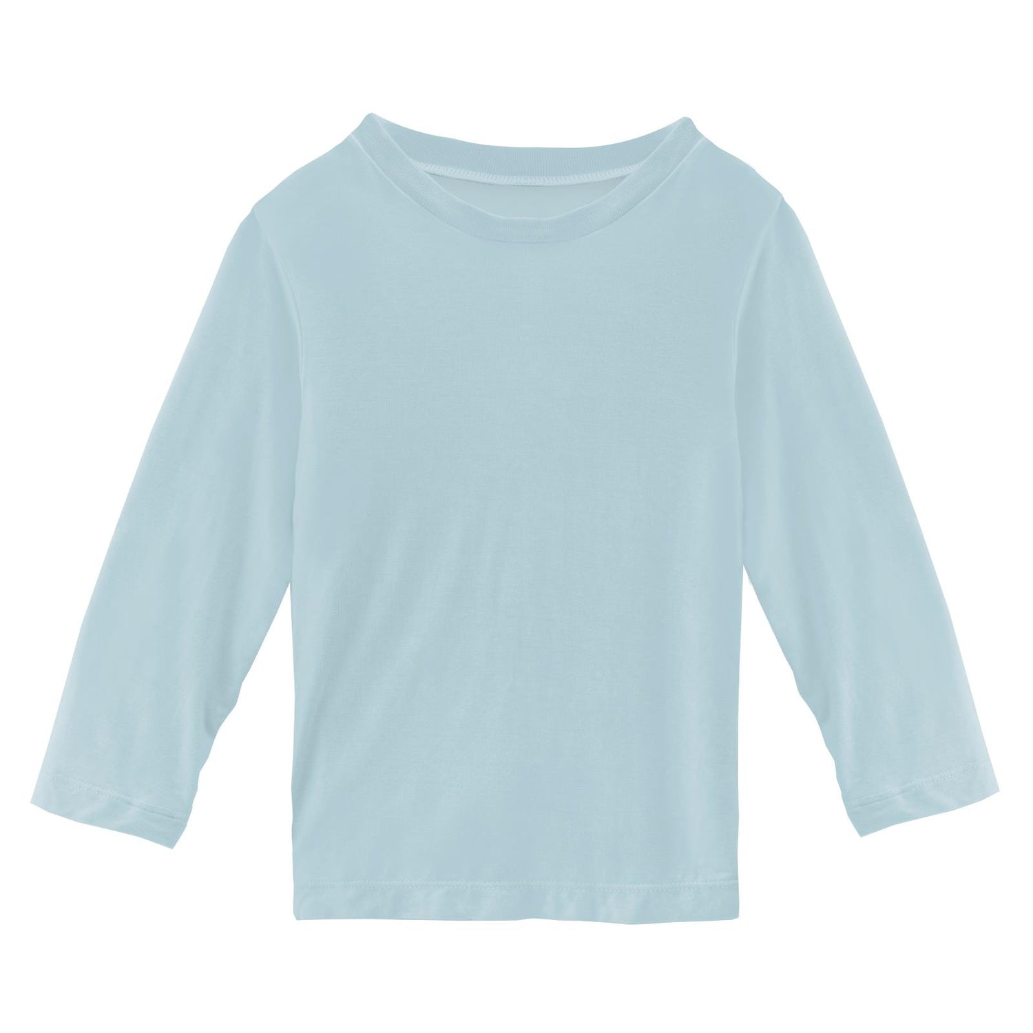 Long Sleeve Crew Neck Tee in Spring Sky (373060)