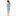 Women's Keyhole Romper in Dream Blue