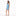 Women's Keyhole Romper in Dream Blue