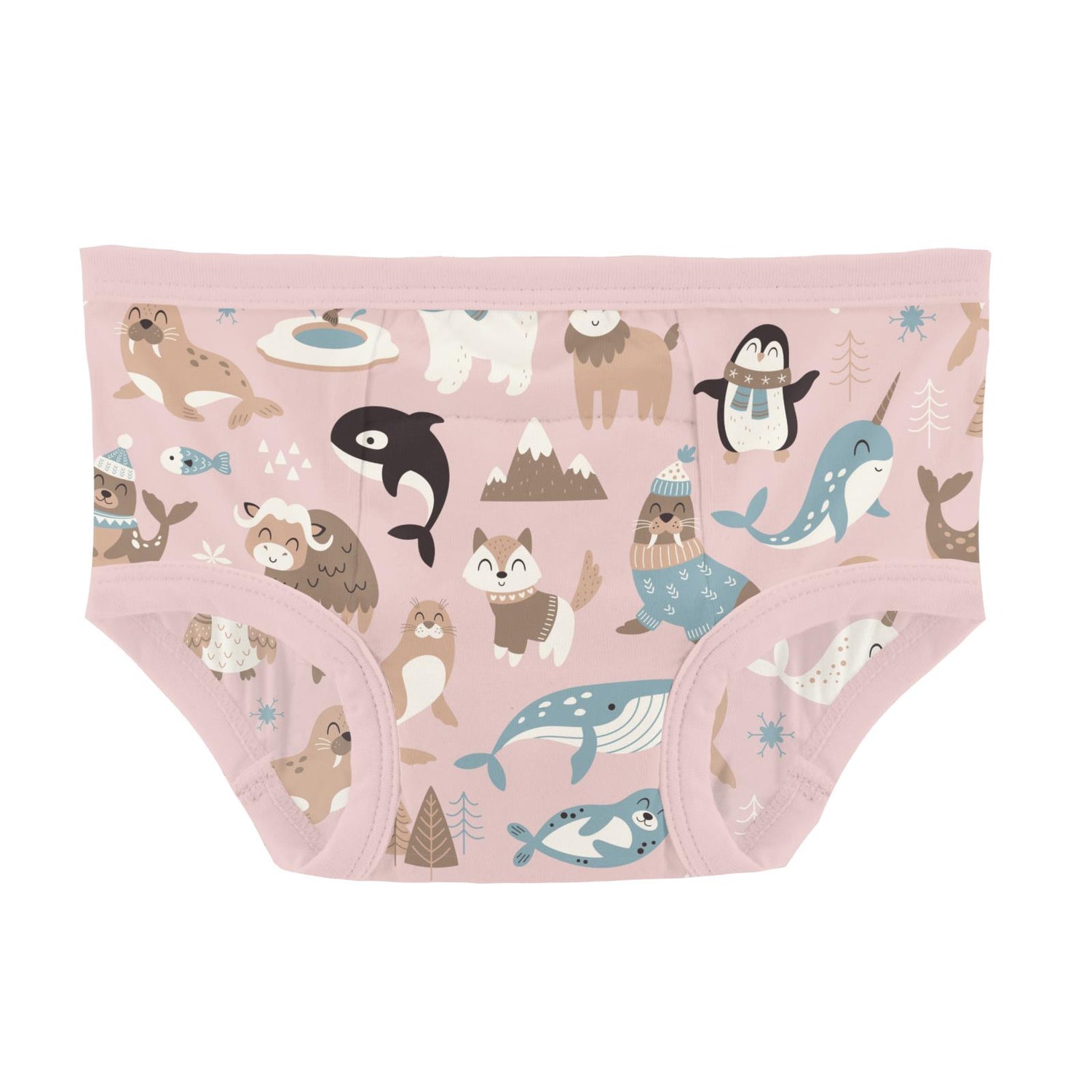 Print Training Pants in Baby Rose Arctic Animals (346791)