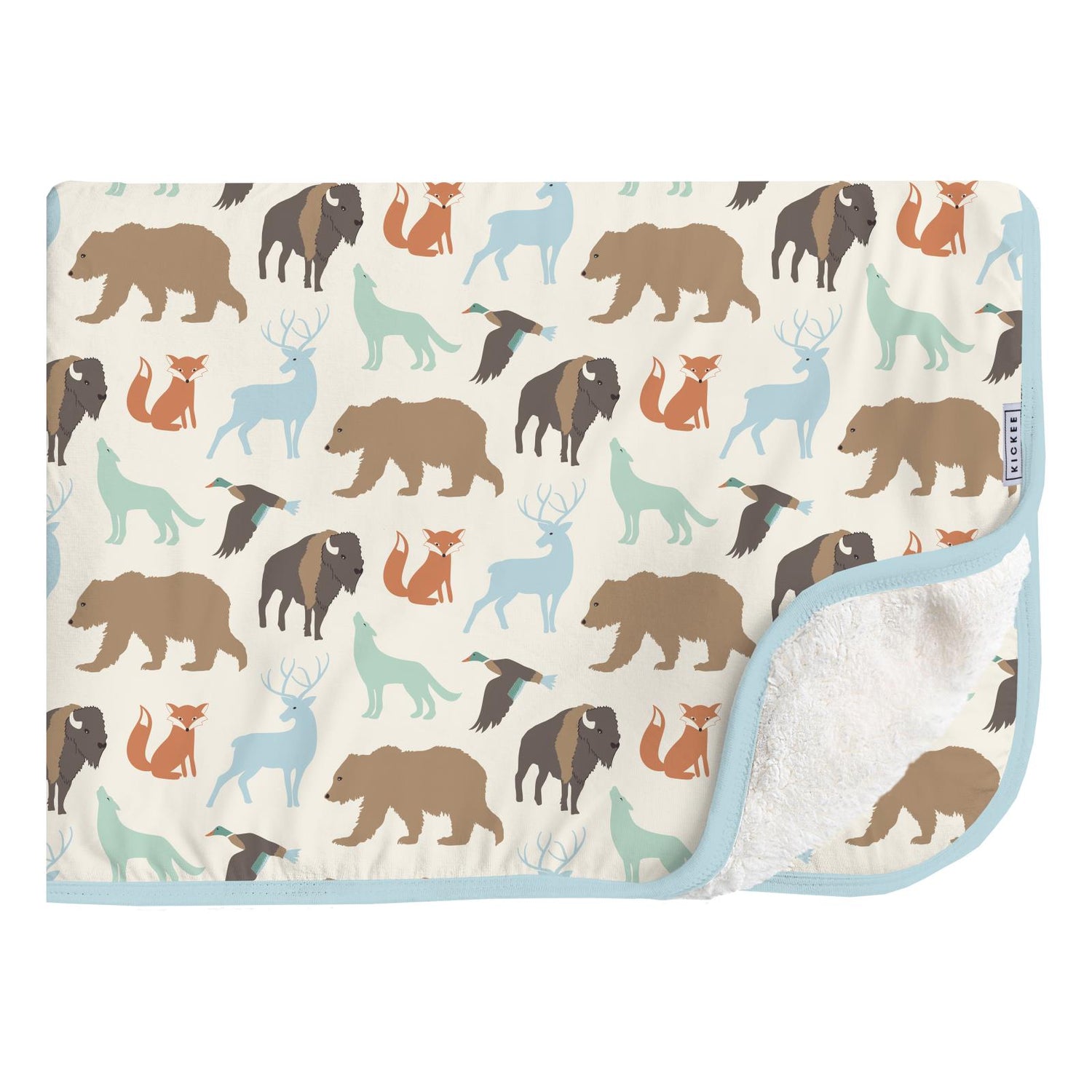 Print Sherpa-Lined Throw Blanket in National Wildlife Federation (251928)