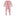 Print Classic Ruffle Footie with 2 Way Zipper in Baby Rose Stripe