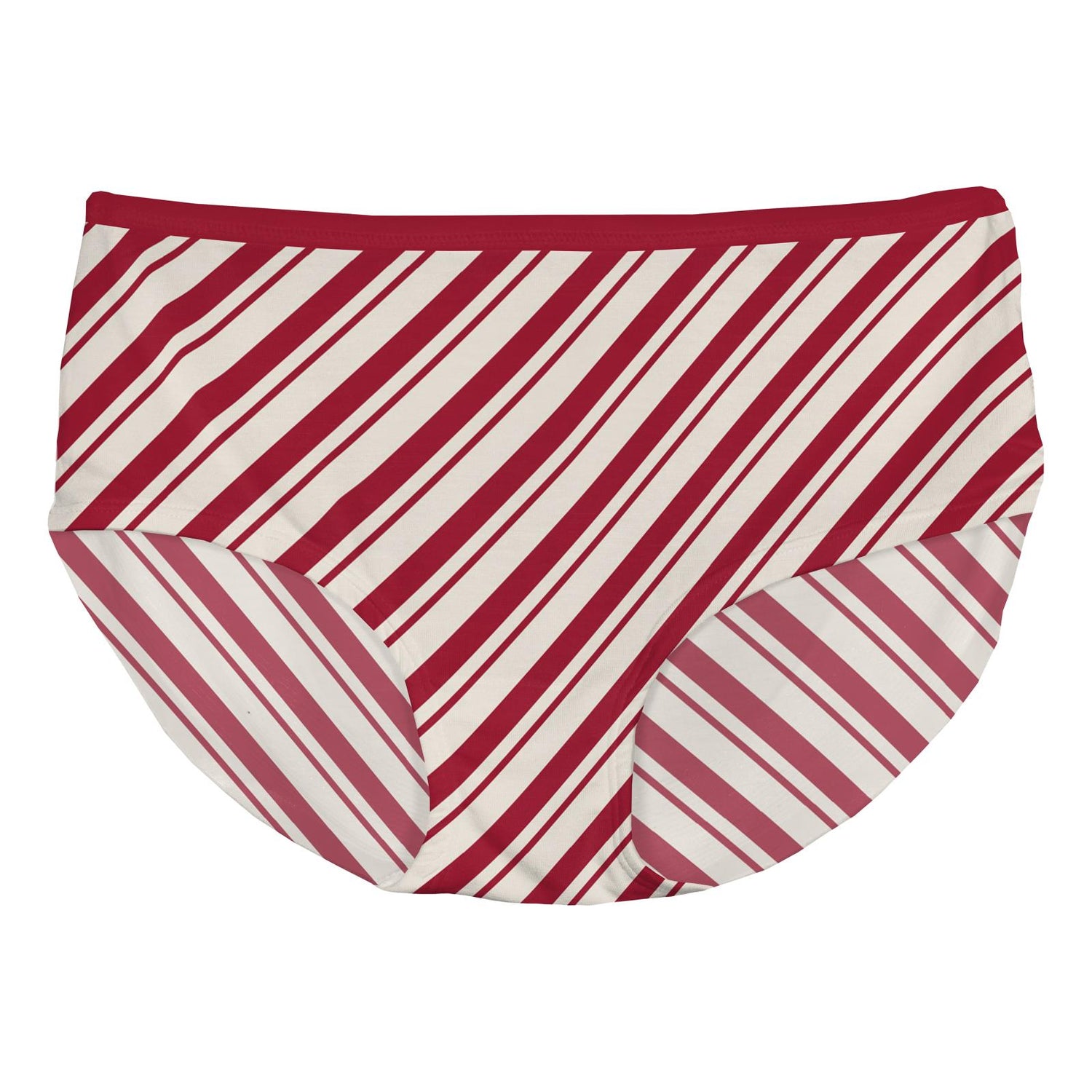 Women's Print Cheeky Underwear in Peppermint Stripe (347140)