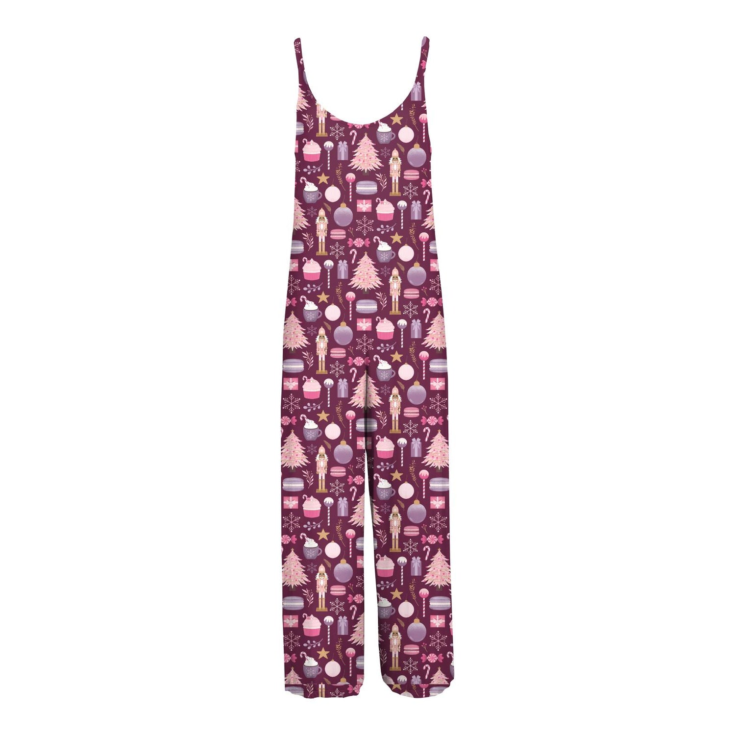 Women's Print Lounge Romper in Melody Sugar Plum (347295)