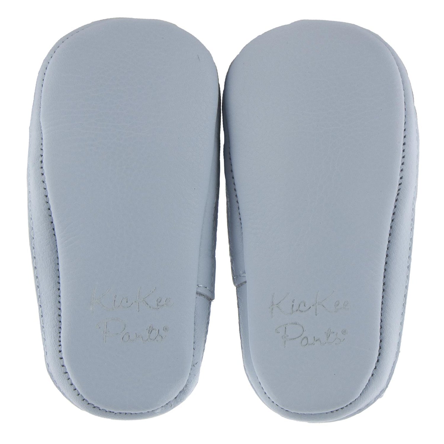 Leather Soft Sole Shoes in Pond Elephant