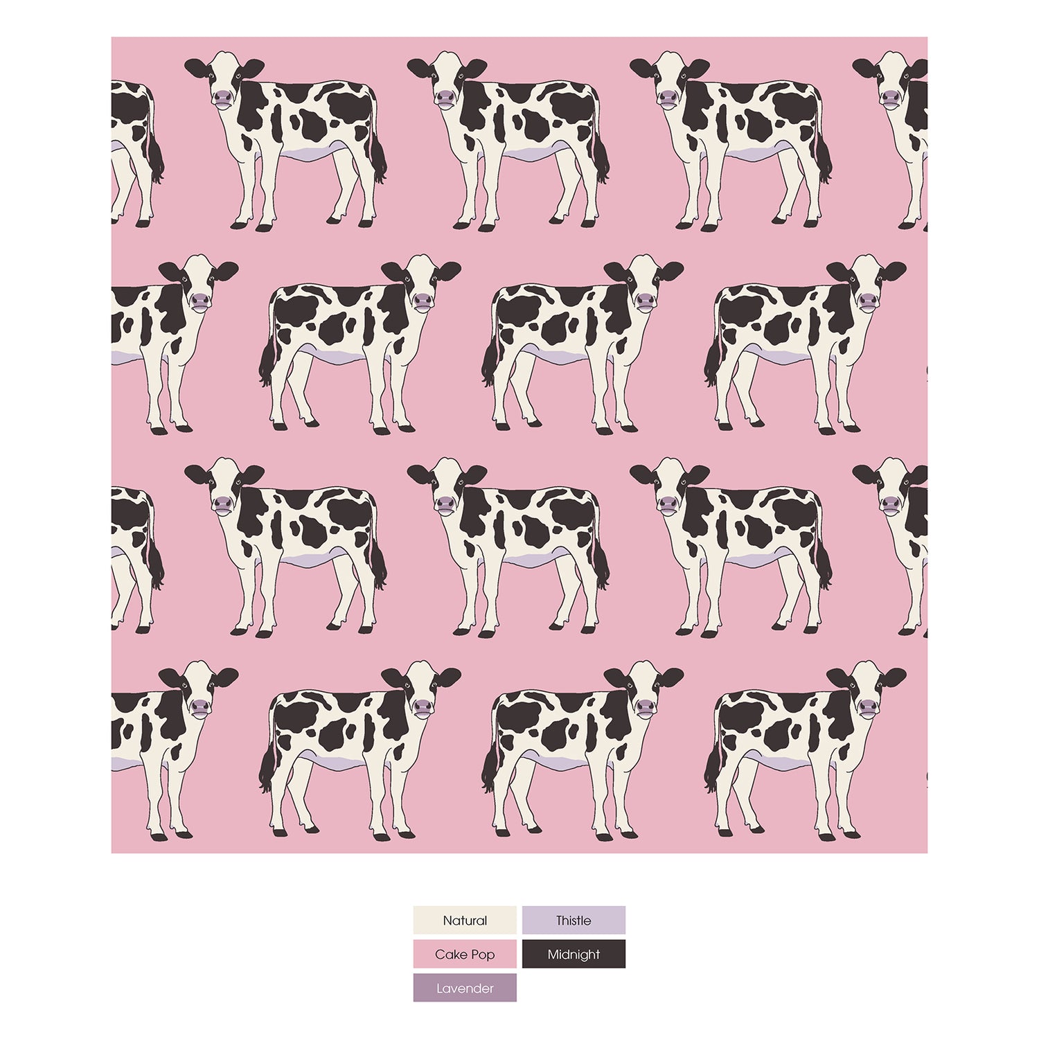 Print Classic Ruffle Footie with 2 Way Zipper in Cake Pop Cows (315385)