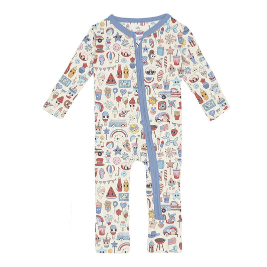 Print Convertible Coverall in Party USA (360075)