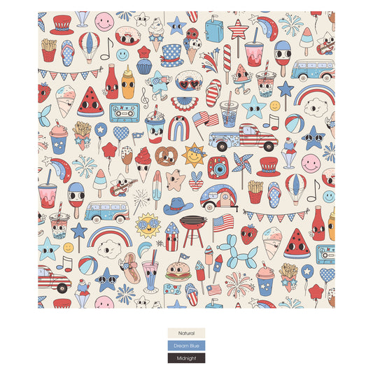 Print Boy's Boxer Brief in Party USA (362207)