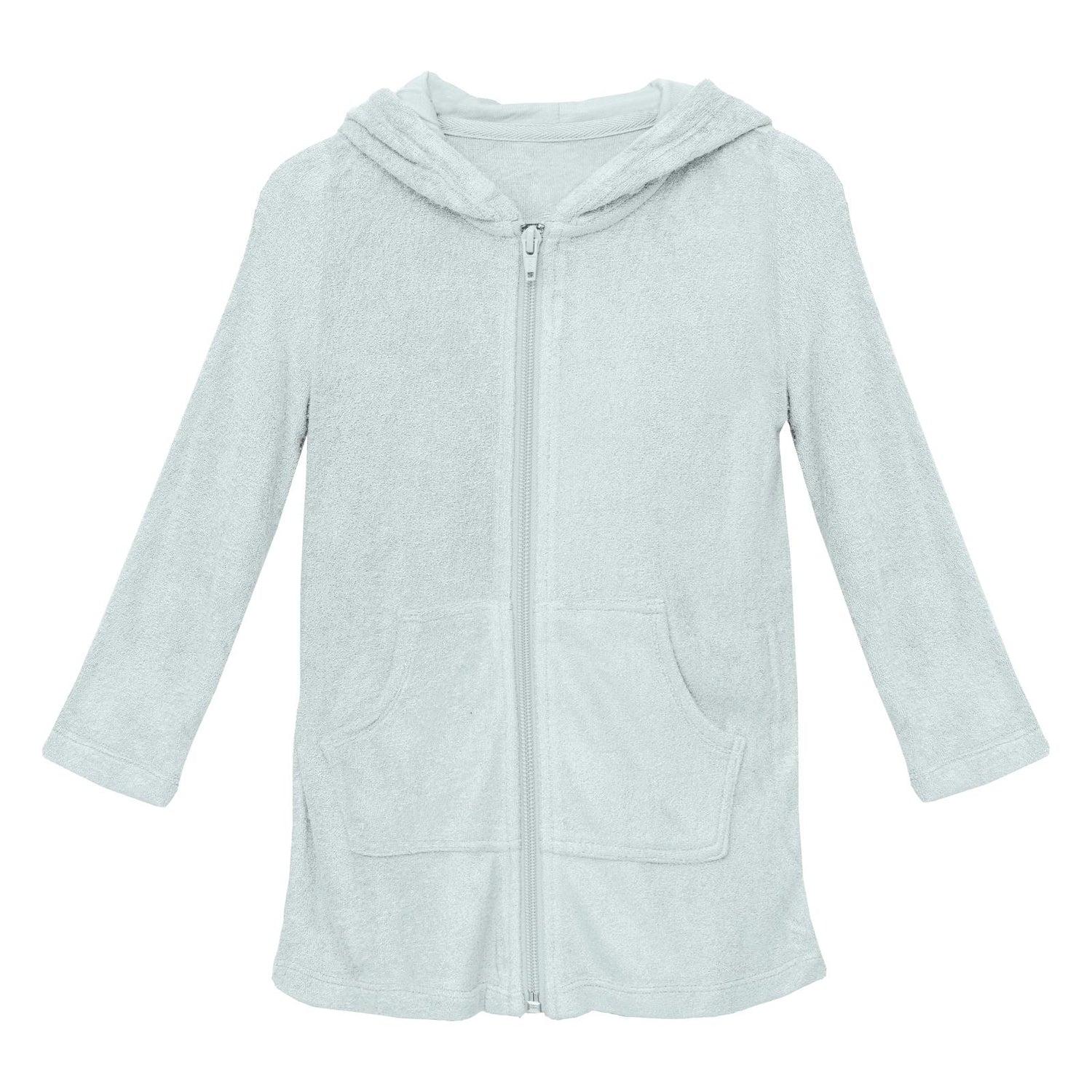 Terry Zip-Front After Swim Robe in Fresh Air (228659)