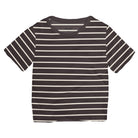Midnight Stripeのキッズ半袖クルーネックTシャツ、正面全体