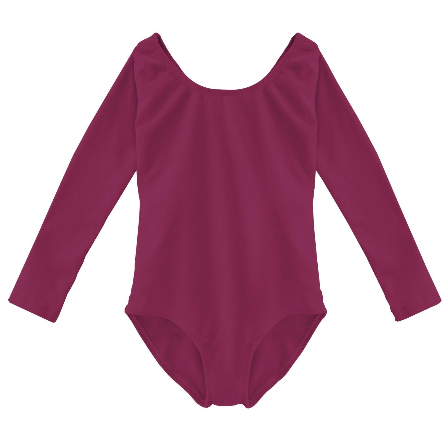 Long Sleeve Luxe Leotard in Berry (253192)