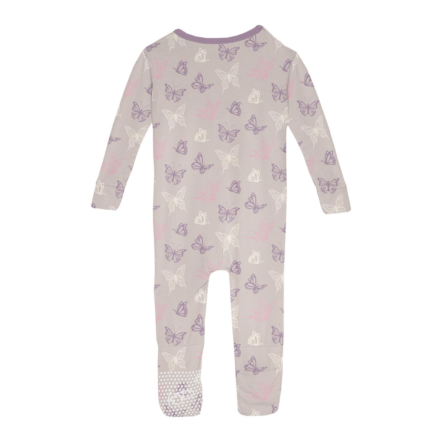 Print Convertible Sleeper with Zipper in Latte Butterflies (360399)