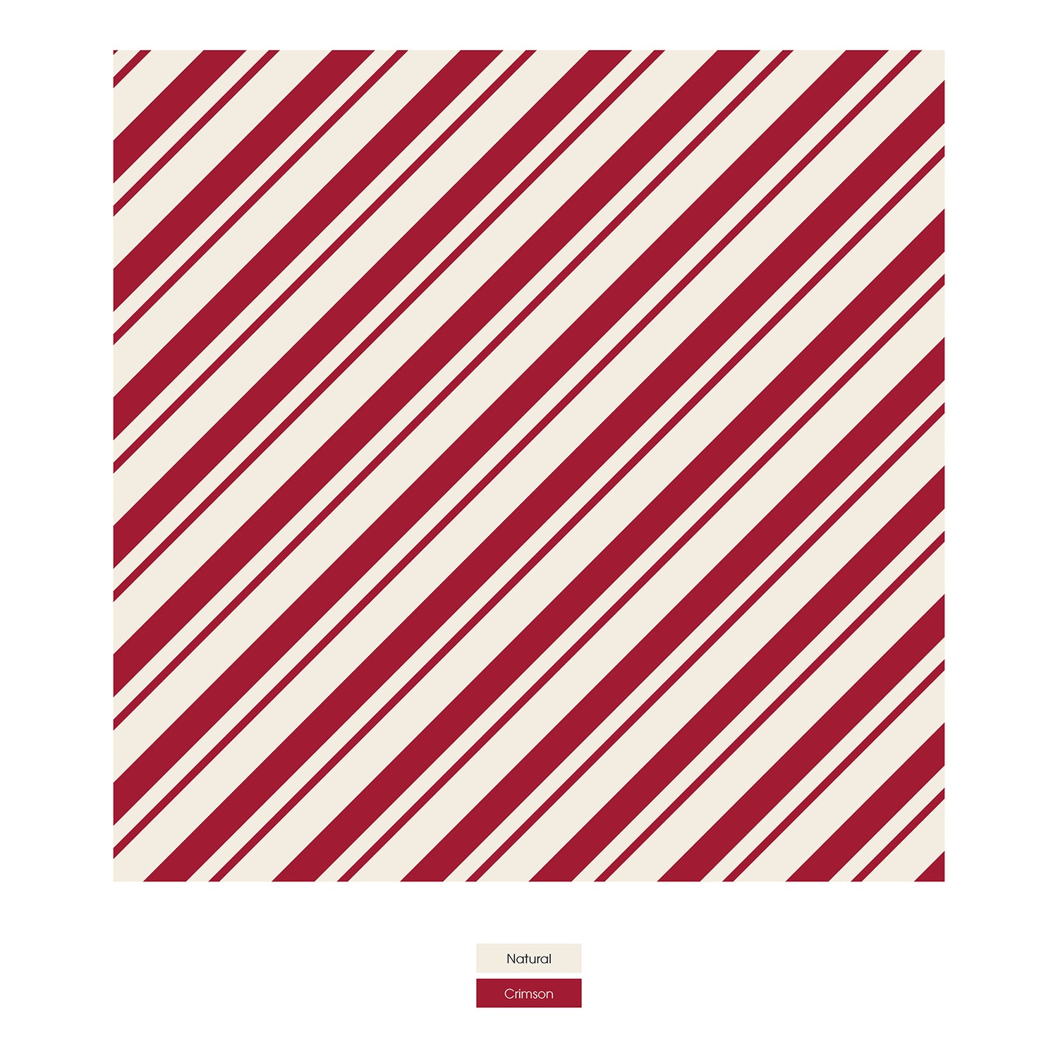 Print 3/4 Sleeve Babydoll Outfit Set in Peppermint Stripe (349515)