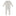 Print Footie with 2 Way Zipper in Heathered Mist Sweet Stripe (274113)