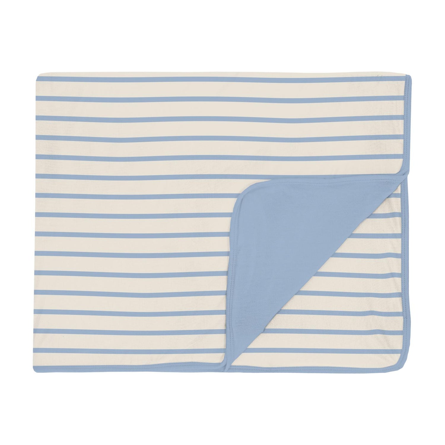 Print Toddler Blanket in Pond Sweet Stripe