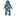 Print Quilted Hoodie Coverall with Sherpa-Lined Hood and Zipper in Peacock Yeti/Peacock Plaid