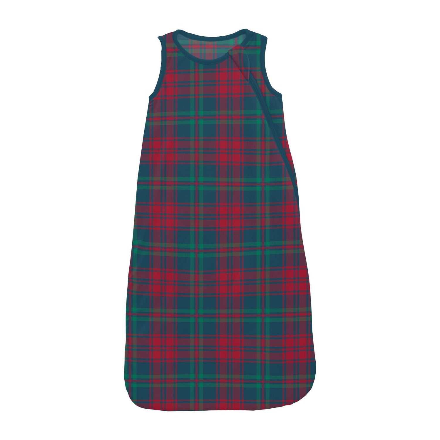 Print Fluffle Sleep Bag in Peacock Plaid