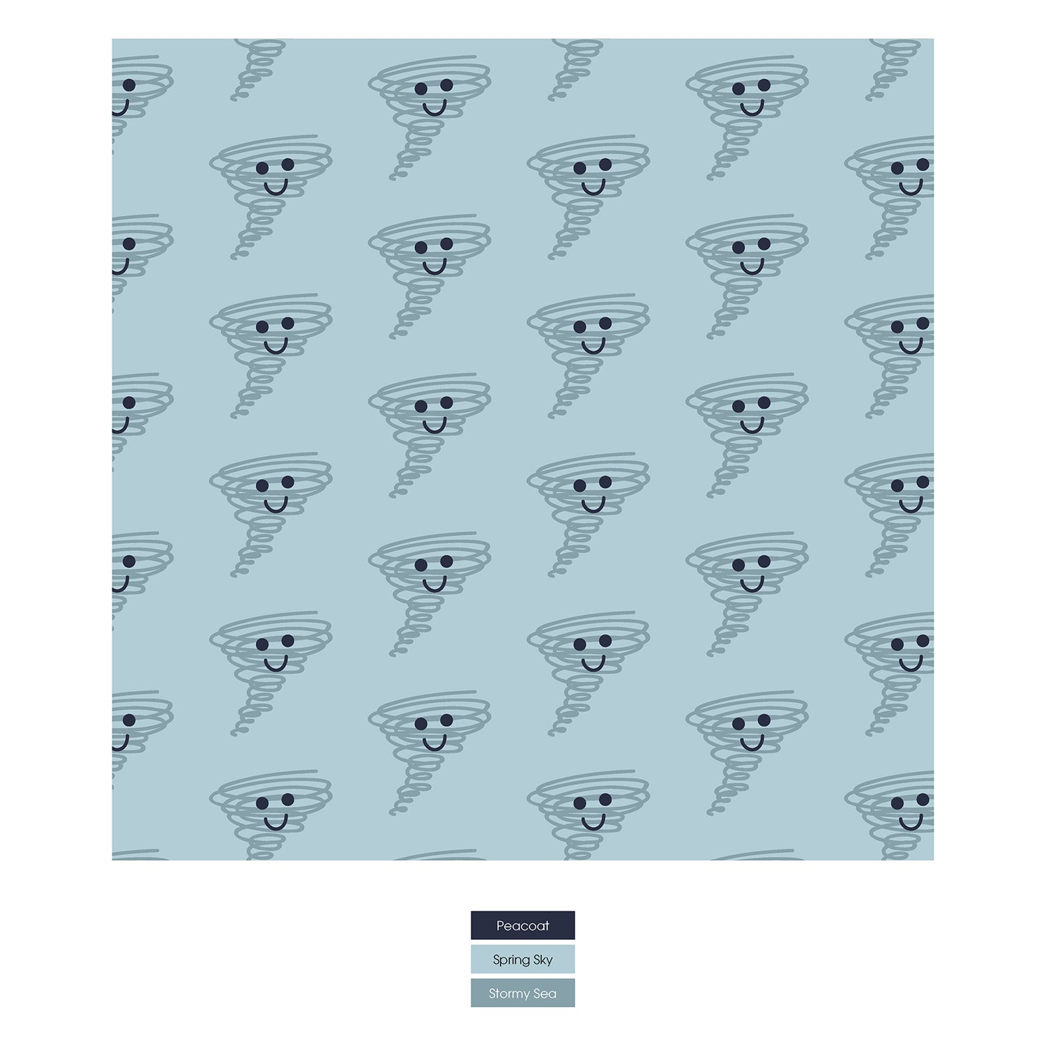 Print Dog Bandana in Spring Sky Happy Tornado (340024)