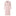 Women's Long Sleeve Button-Down Nightgown in Baby Rose with Natural