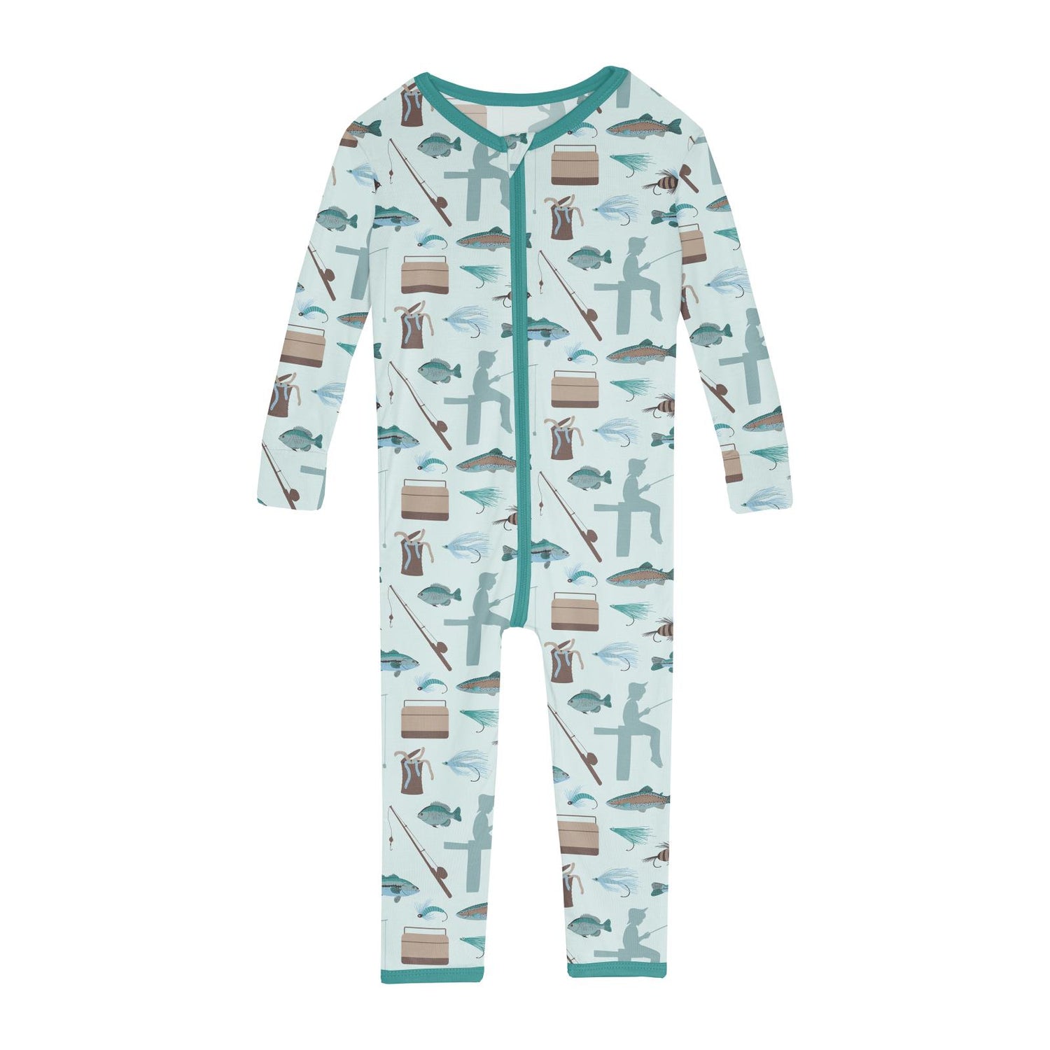 Print Convertible Sleeper with Zipper in Fresh Air Fishing (371499)