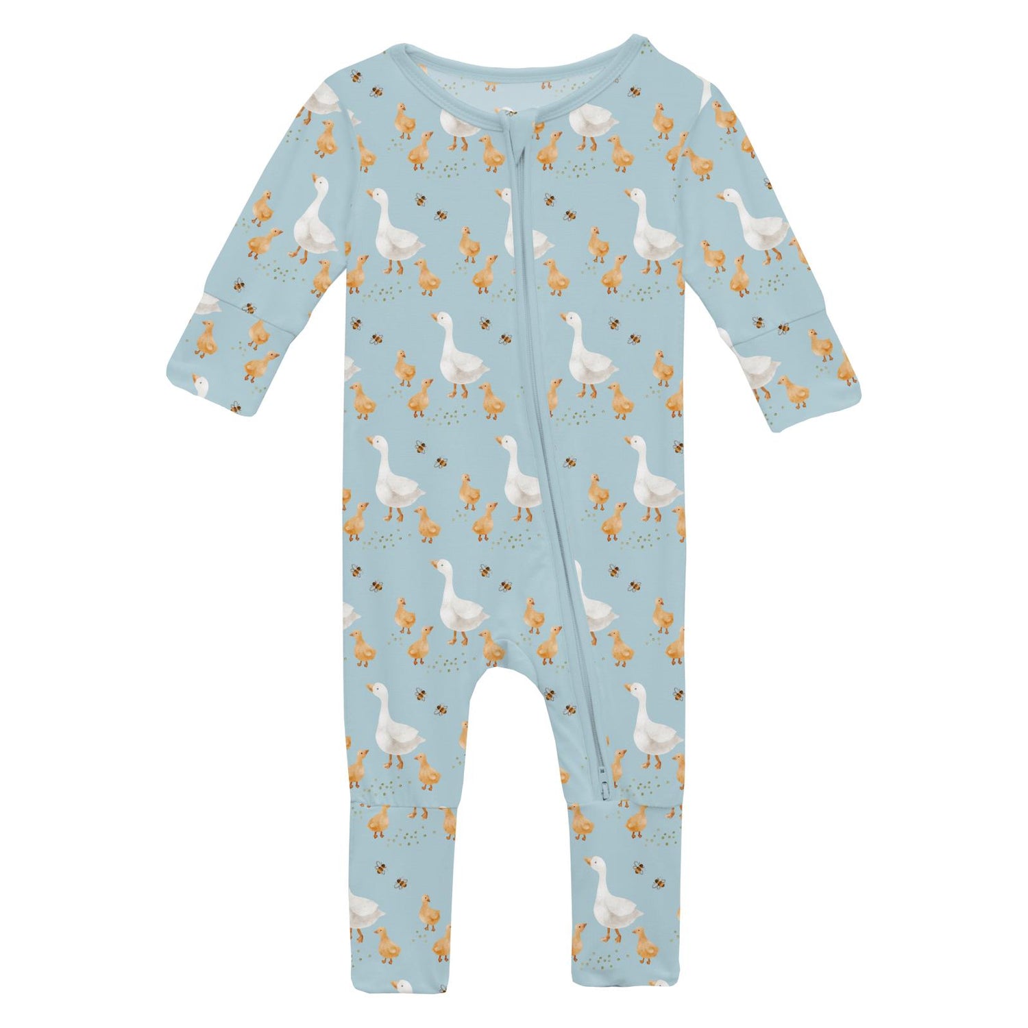 Print Convertible Coverall in Spring Sky Feeding Ducks (364449)